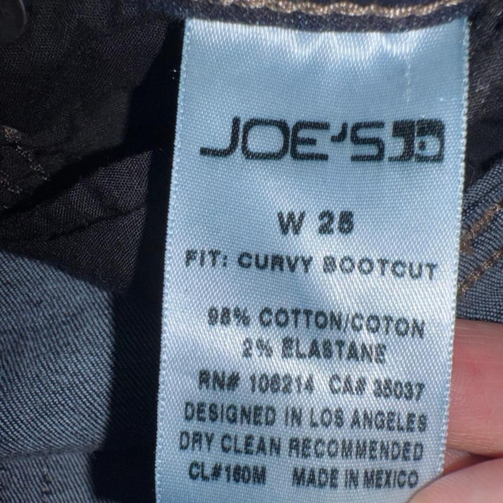 Joe’s Jeans W25 Curvy Bootcut Dark Wash Stretch Flare Denim - Picture 3 of 7